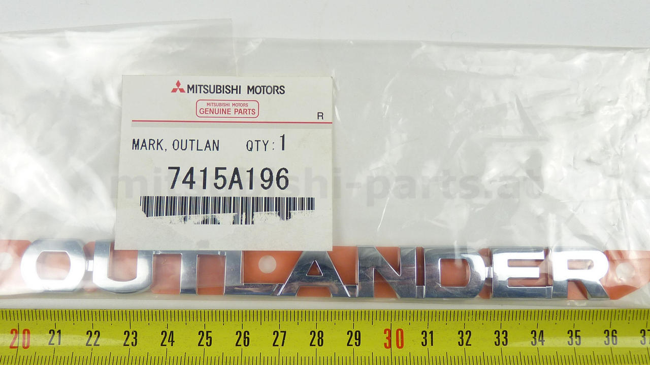 Emblem Outlander, Neu, Mitsubishi Outlander CW0W,, OEM OEM Mitsubishi, 7415A196