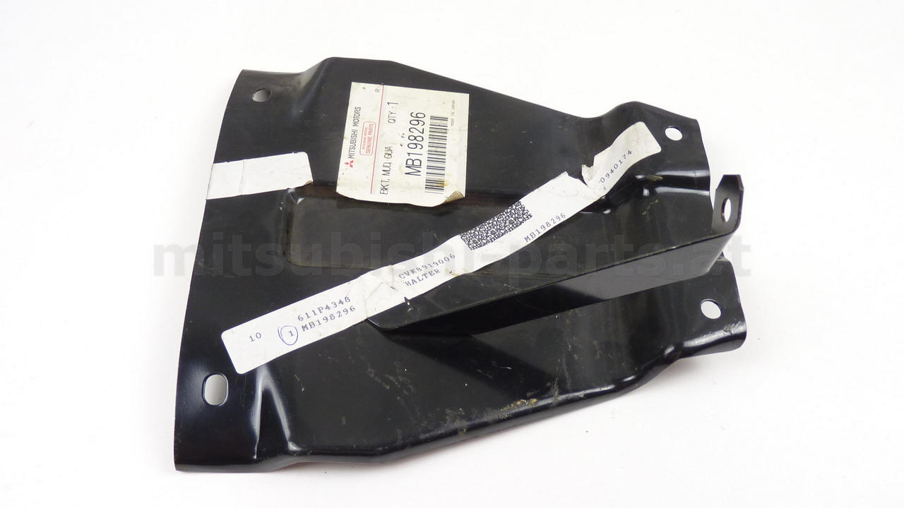 Halter Schmutzfänger hinten rechts, OEM Mitsubishi, Neu, Mitsubishi Pajero L040G/L140G,, MB198296