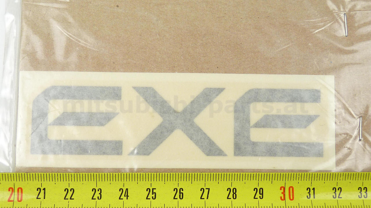 Aufkleber EXE, Neu, Mitsubishi Colt C10A, Lancer C1, OEM OEM Mitsubishi, MB714749