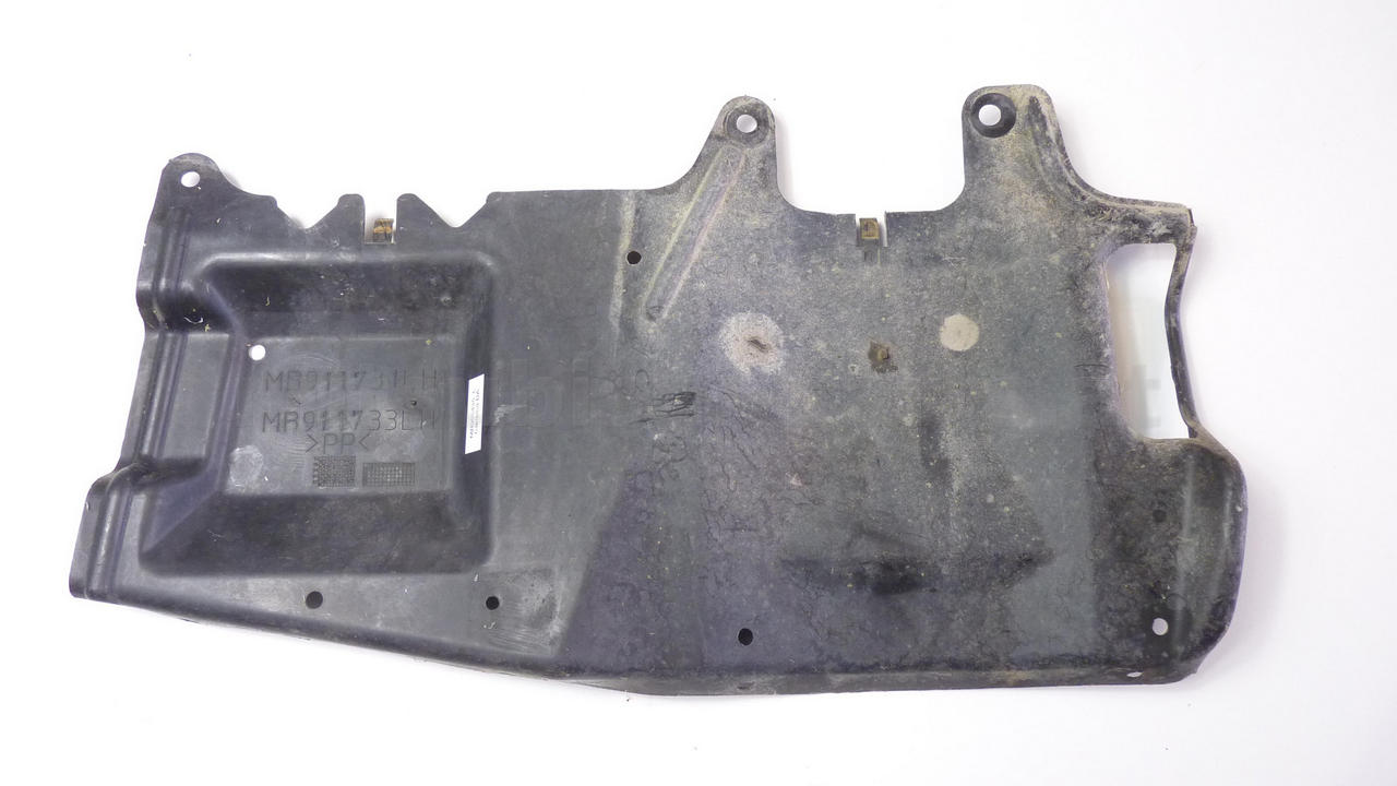 Abdeckung links unten Motorraum, OEM Mitsubishi, Gebraucht, Mitsubishi Carisma DA0A, Space, MR911733, MB955435, MR911731, MB955433