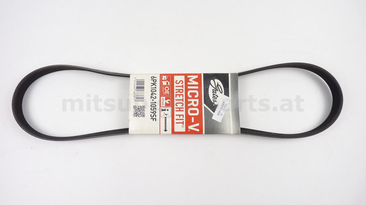 Keilrippenriemen/Flachriemen 6PK1042, Gates, Neu, 1059SF, 6PK1042